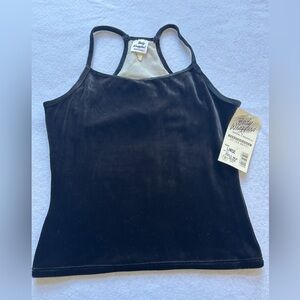 Vintage Dancewear black velvet top